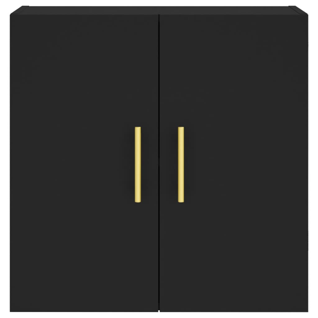 Armoire murale noir 60x31x60 cm bois d'ingénierie