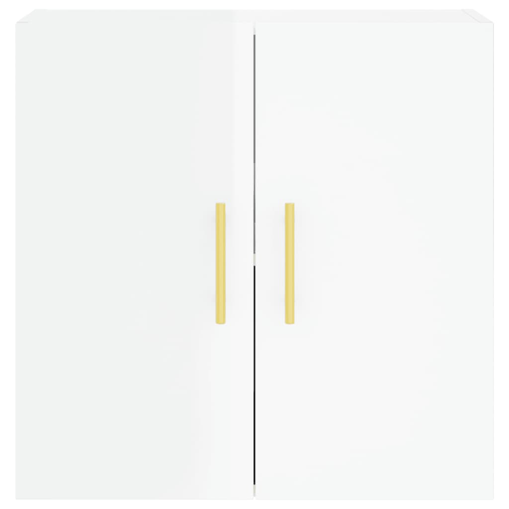 Armoire murale Blanc brillant 60x31x60 cm Bois d'ingénierie