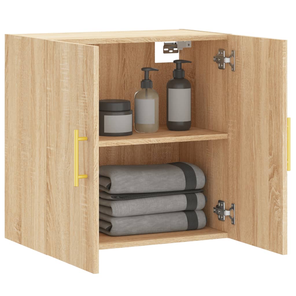 Armoire murale chêne sonoma 60x31x60 cm bois d'ingénierie