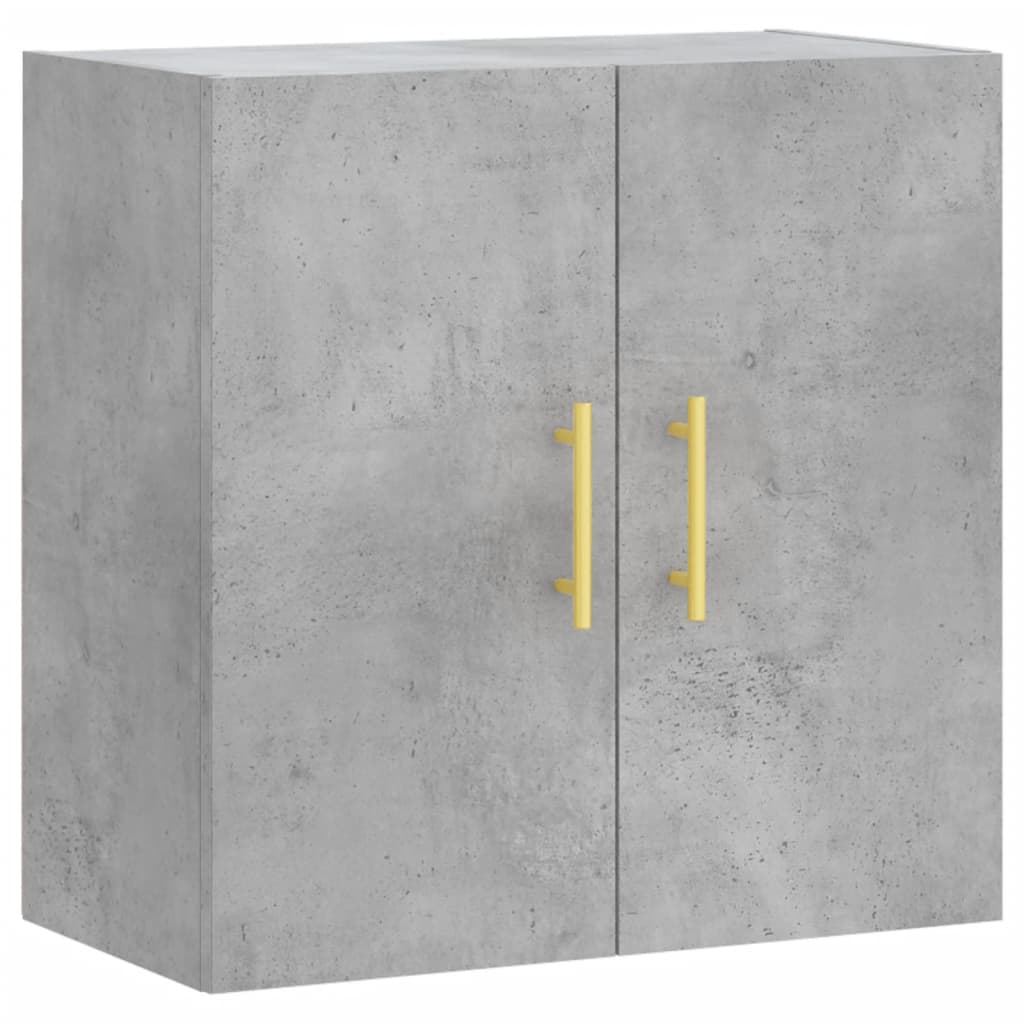 Armoire murale gris béton 60x31x60 cm bois d'ingénierie