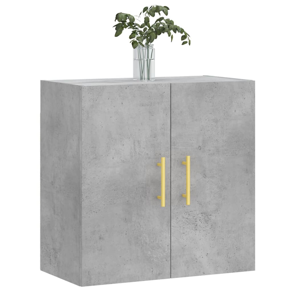 Armoire murale gris béton 60x31x60 cm bois d'ingénierie