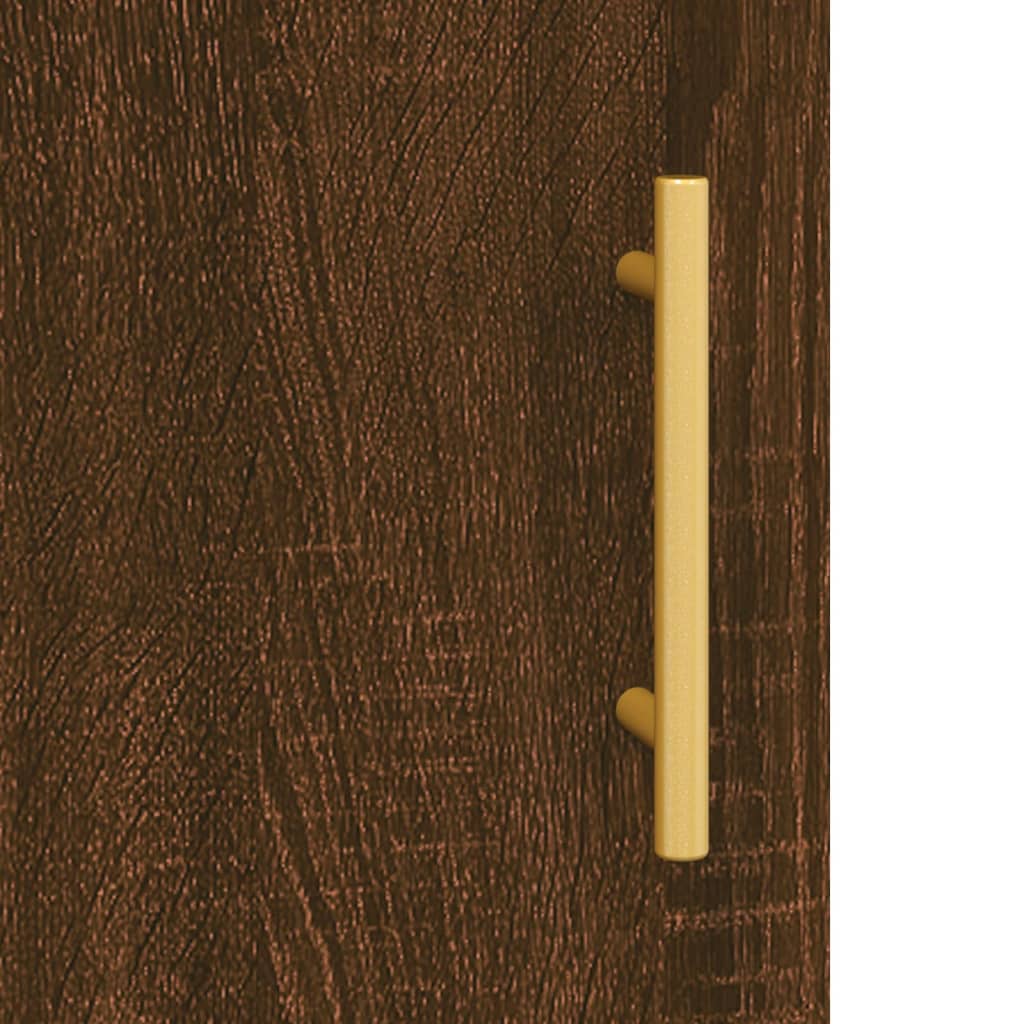 Armoire murale chêne marron 60x31x60 cm bois d'ingénierie
