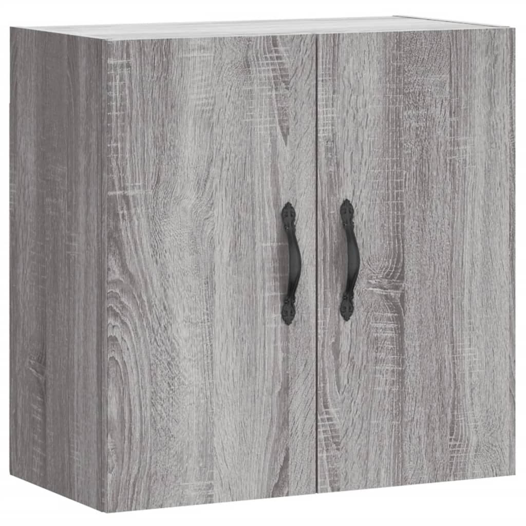 Armoire murale sonoma gris 60x31x60 cm bois d'ingénierie
