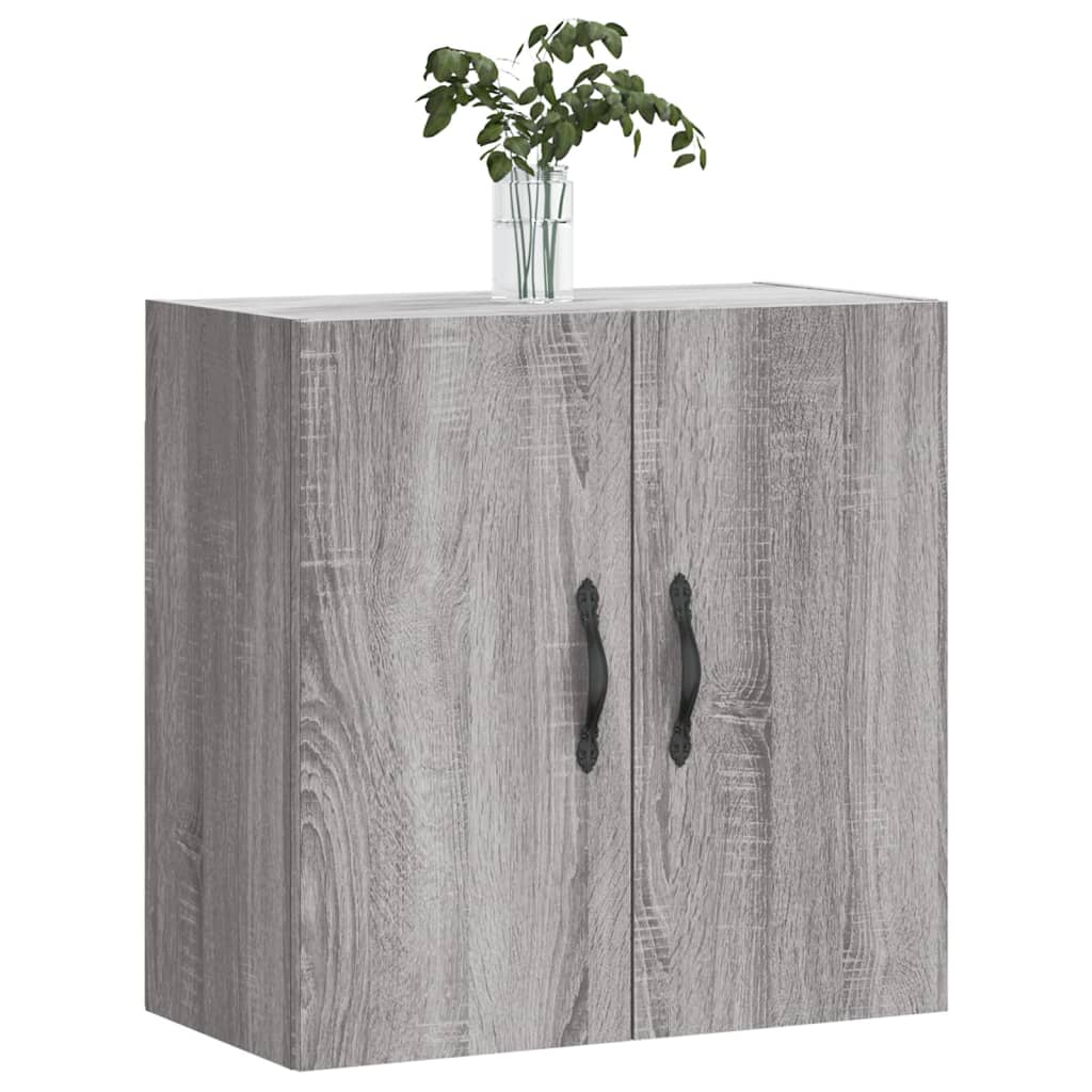 Armoire murale sonoma gris 60x31x60 cm bois d'ingénierie