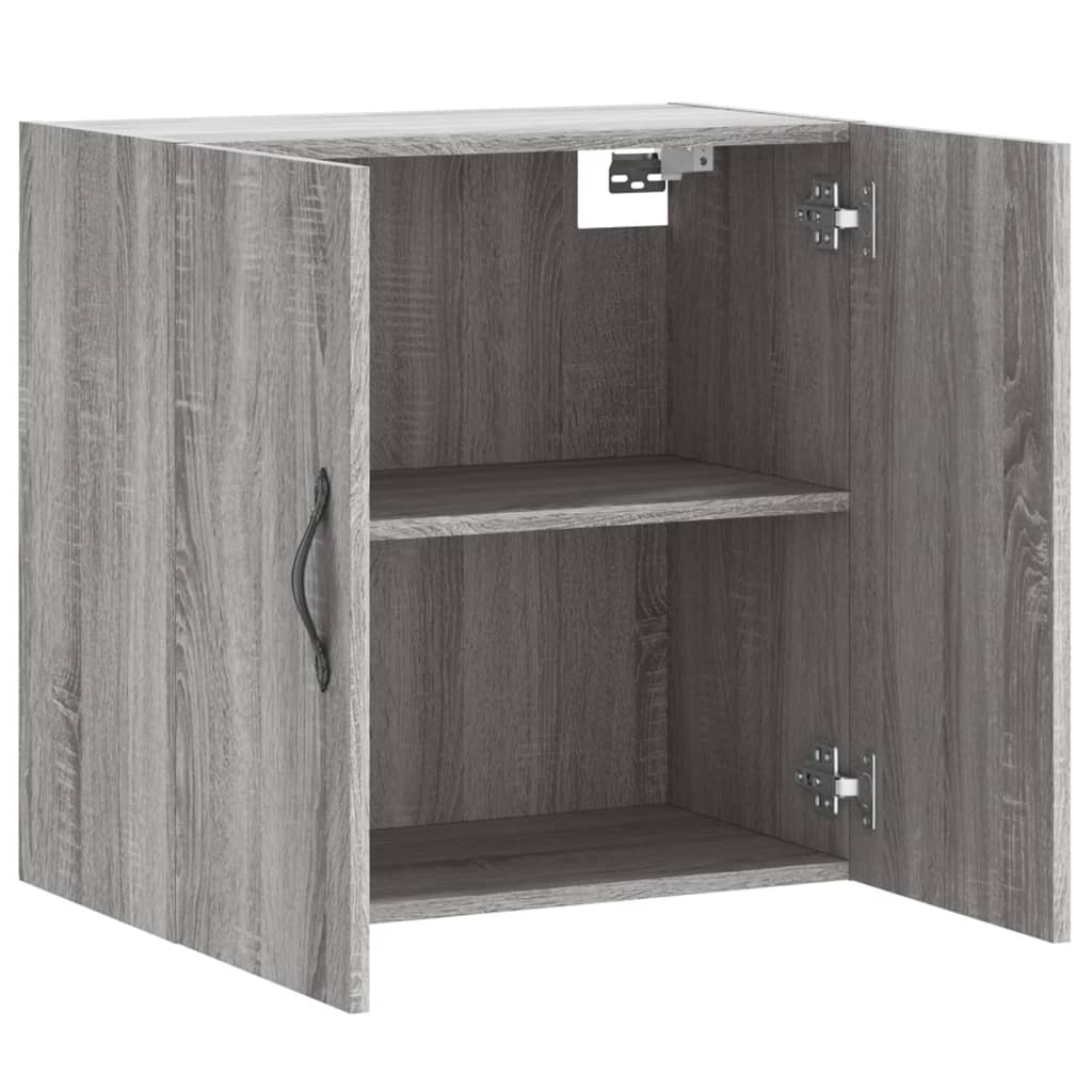 Armoire murale sonoma gris 60x31x60 cm bois d'ingénierie