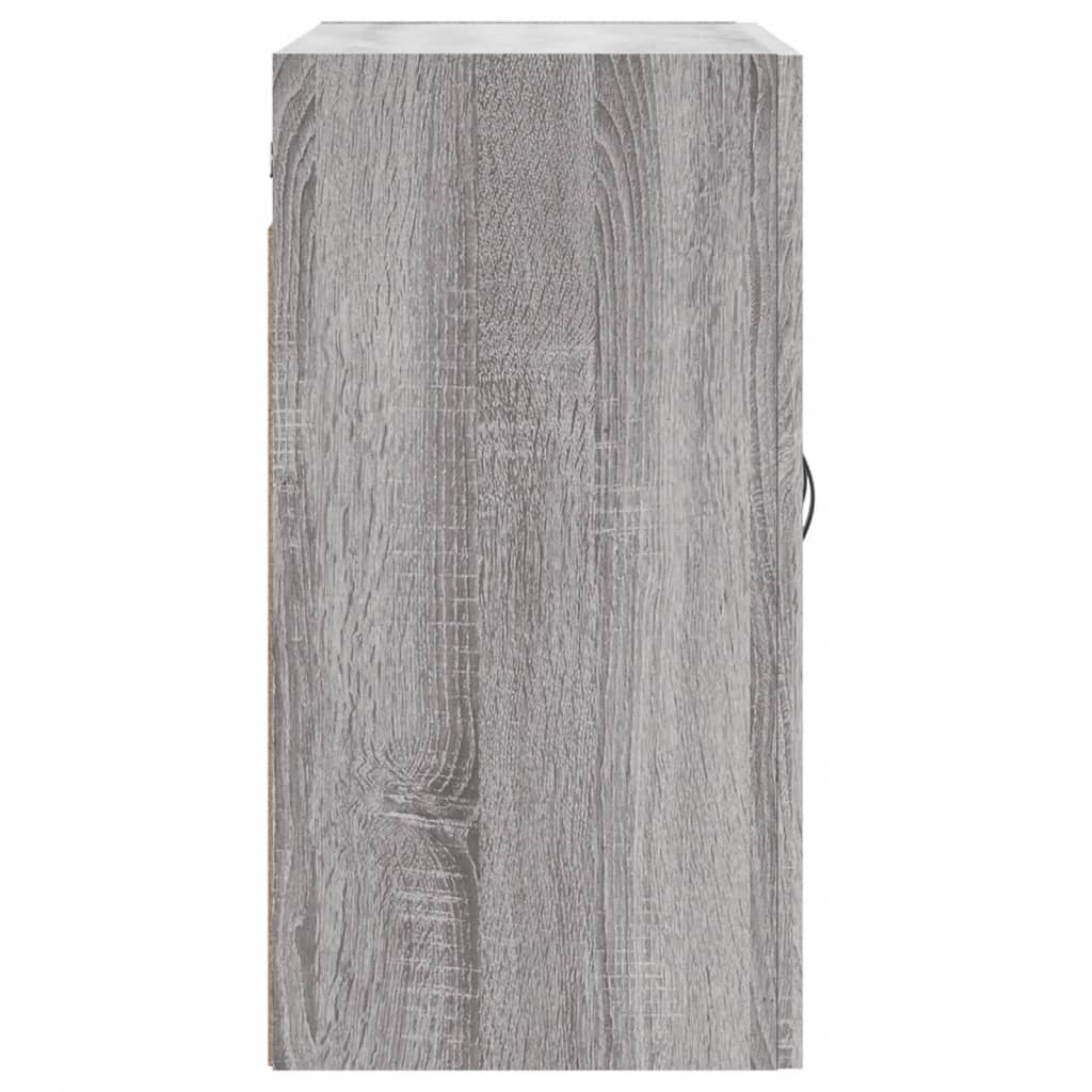 Armoire murale sonoma gris 60x31x60 cm bois d'ingénierie