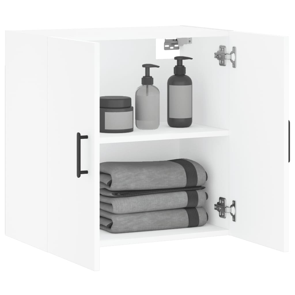 Armoire murale blanc 60x31x60 cm bois d'ingénierie