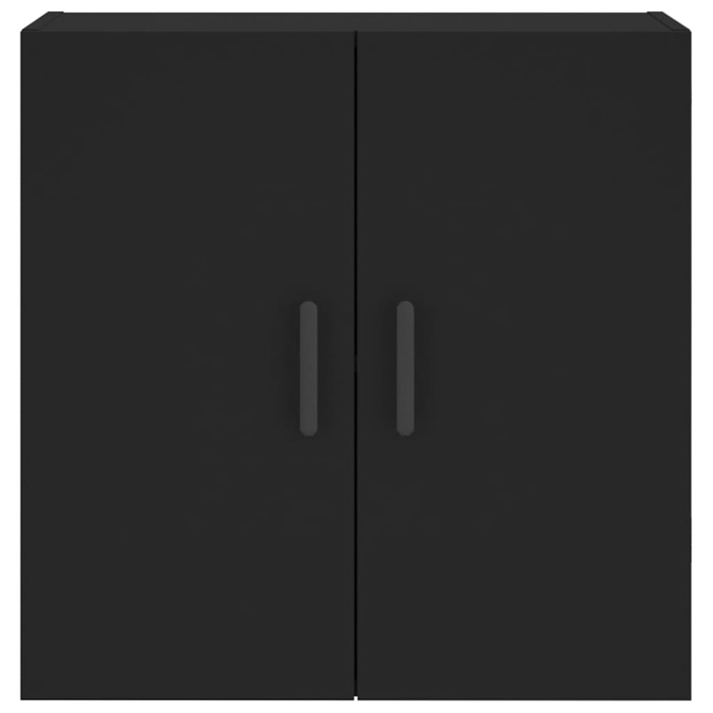 Armoire murale noir 60x31x60 cm bois d'ingénierie