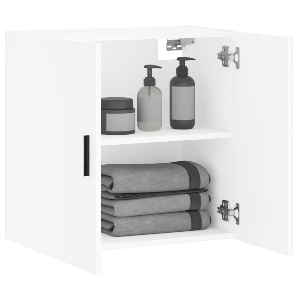 Armoire murale blanc 60x31x60 cm bois d'ingénierie - XIOS