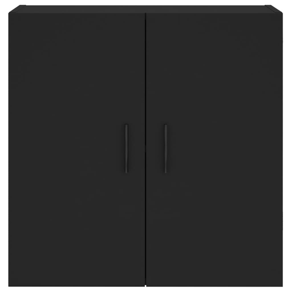 Armoire murale noir 60x31x60 cm bois d'ingénierie