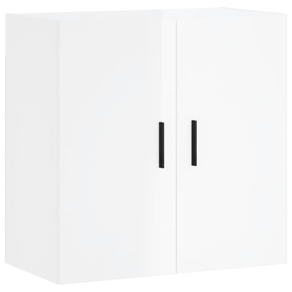 Armoire murale Blanc brillant 60x31x60 cm Bois d'ingénierie