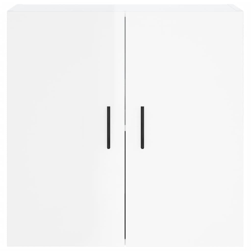 Armoire murale Blanc brillant 60x31x60 cm Bois d'ingénierie