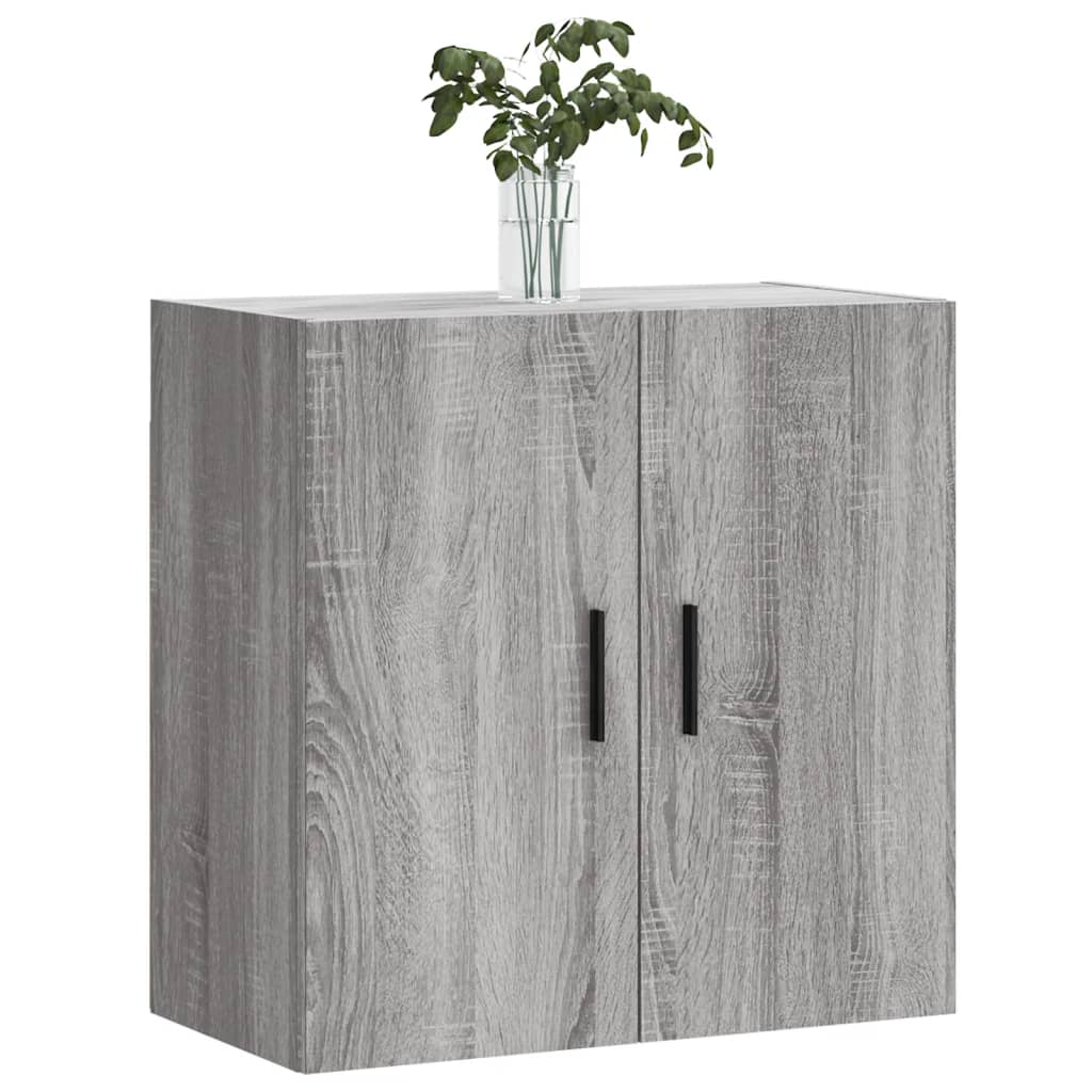 Armoire murale sonoma gris 60x31x60 cm bois d'ingénierie