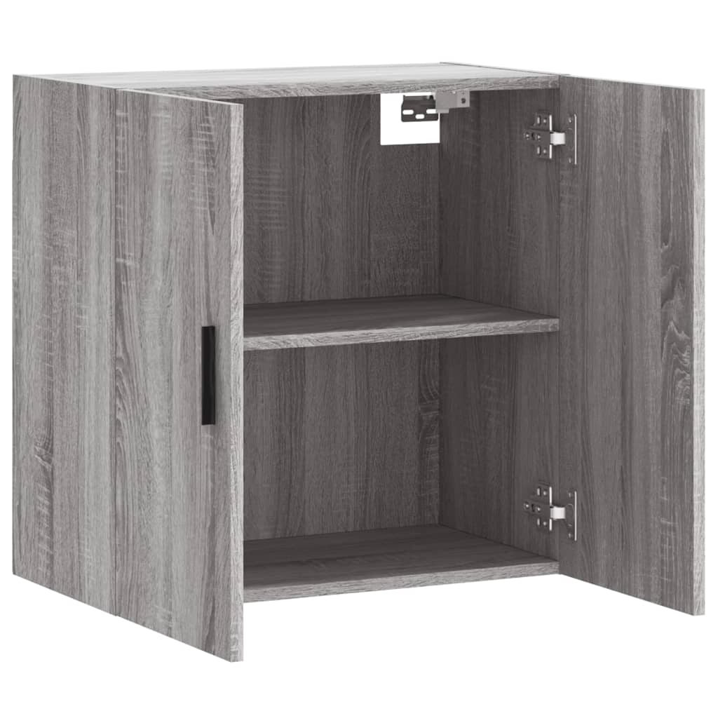 Armoire murale sonoma gris 60x31x60 cm bois d'ingénierie