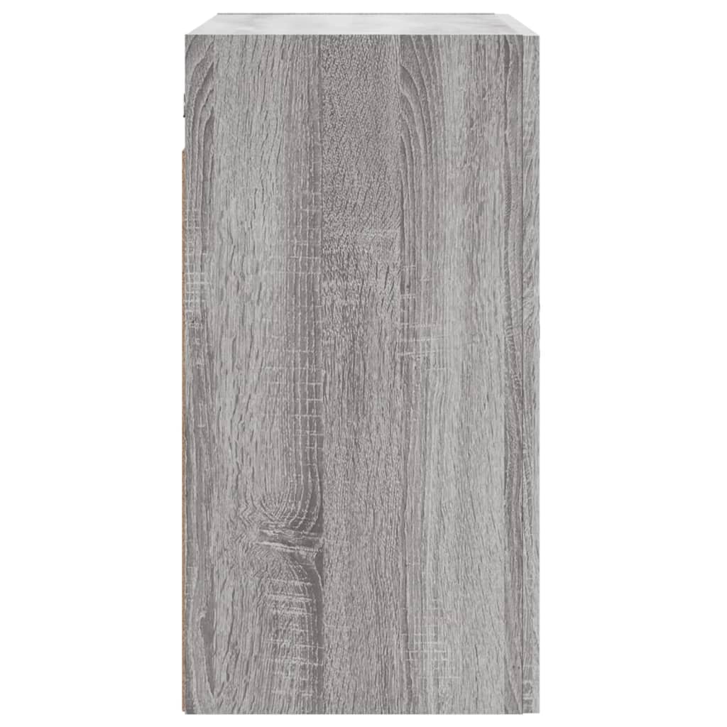 Armoire murale sonoma gris 60x31x60 cm bois d'ingénierie