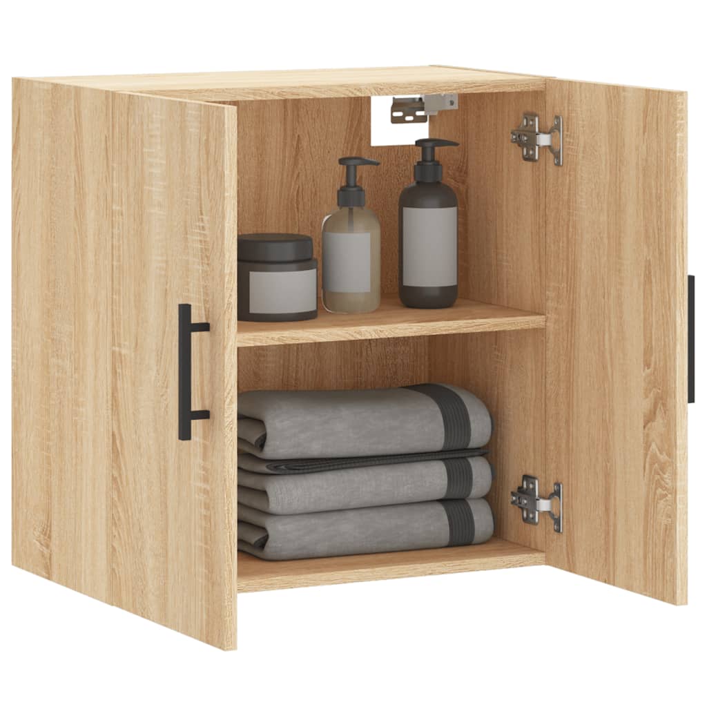 Armoire murale chêne sonoma 60x31x60 cm bois d'ingénierie