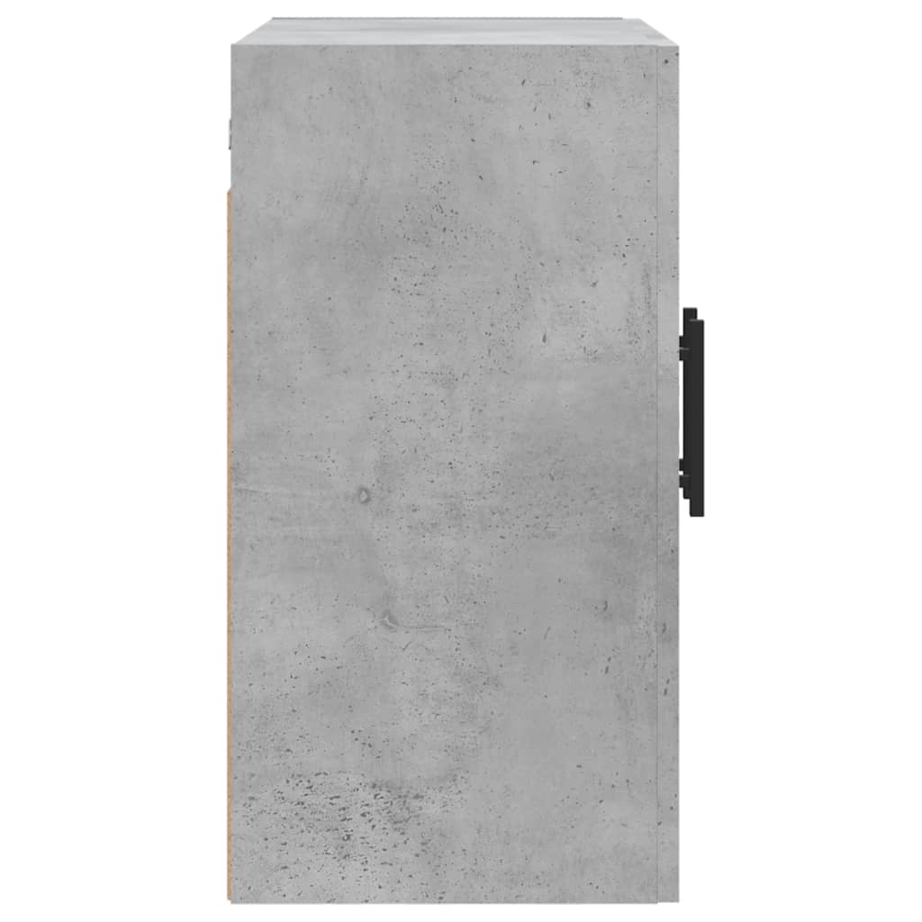 Armoire murale gris béton 60x31x60 cm bois d'ingénierie