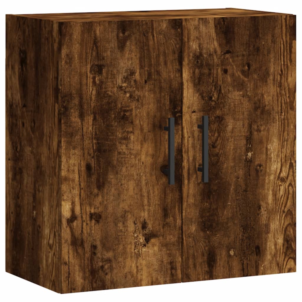 Armoire murale chêne fumé 60x31x60 cm bois d'ingénierie