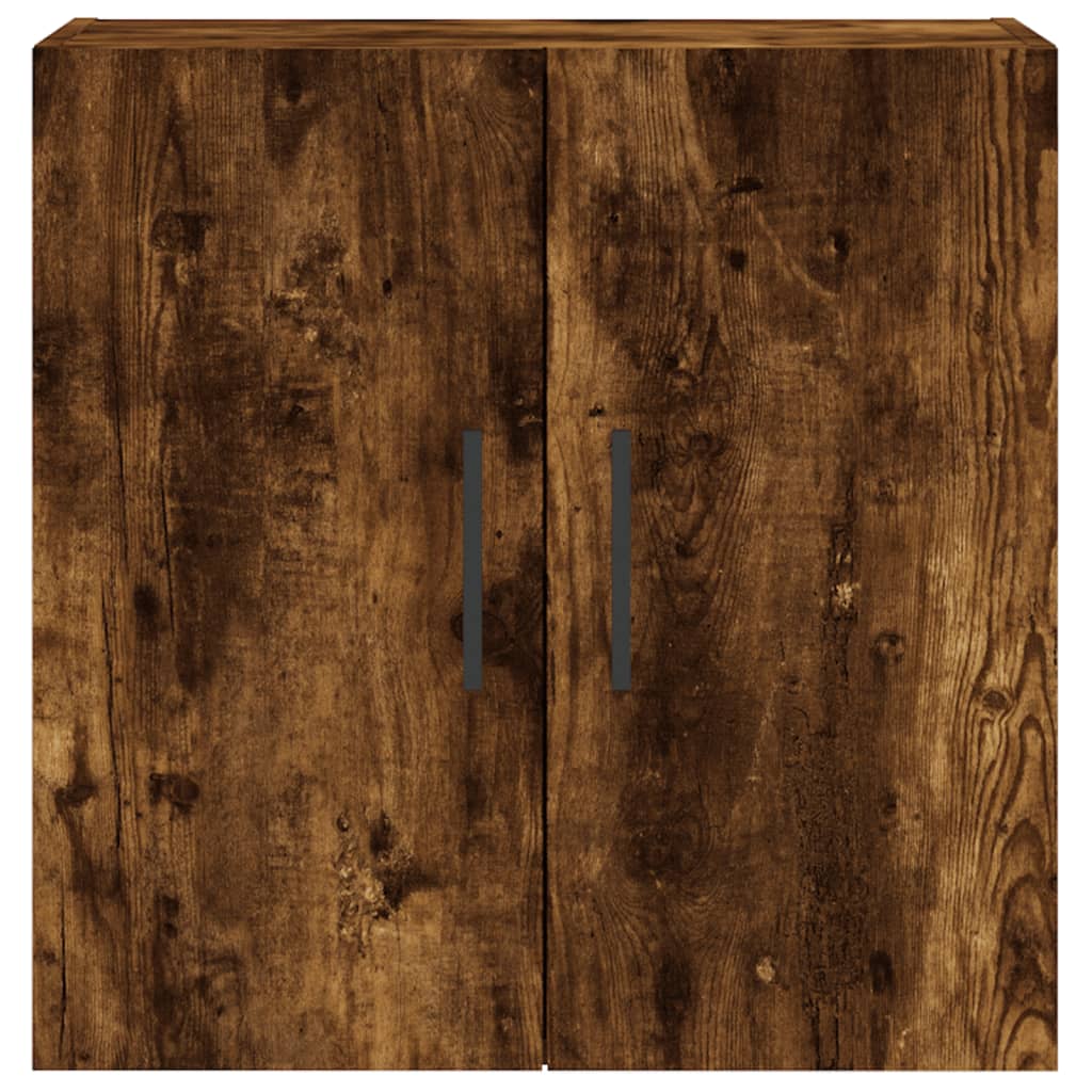 Armoire murale chêne fumé 60x31x60 cm bois d'ingénierie