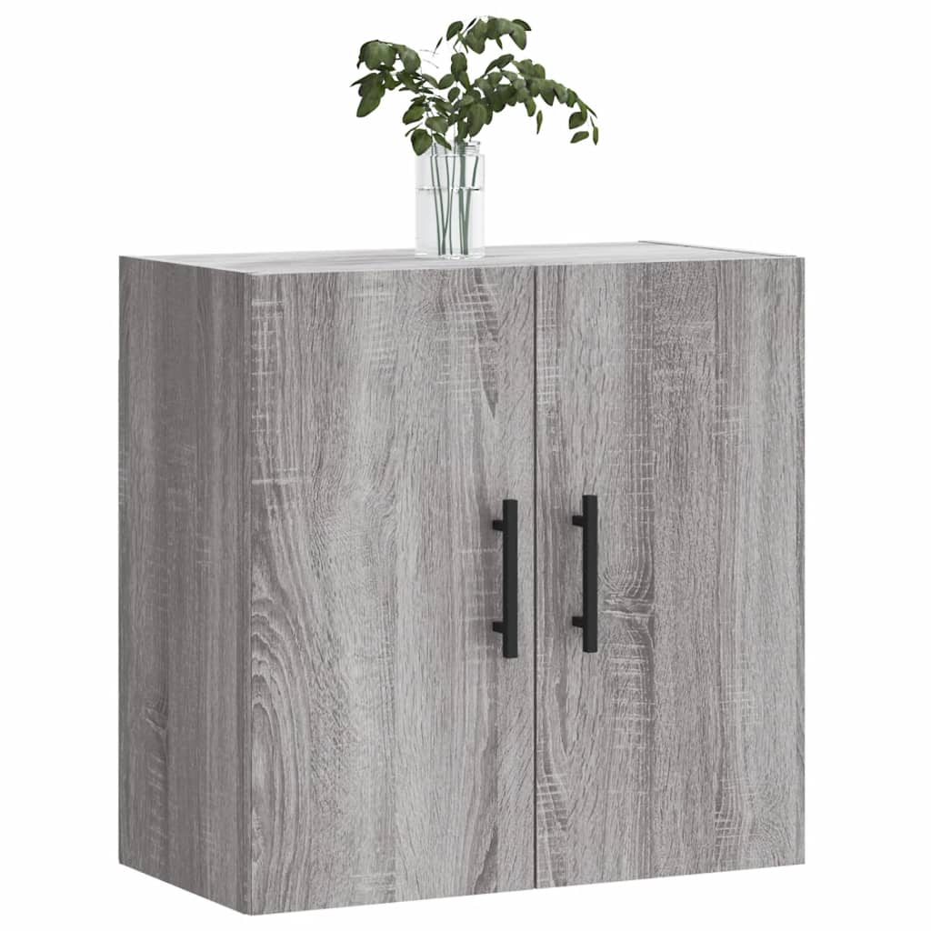 Armoire murale sonoma gris 60x31x60 cm bois d'ingénierie