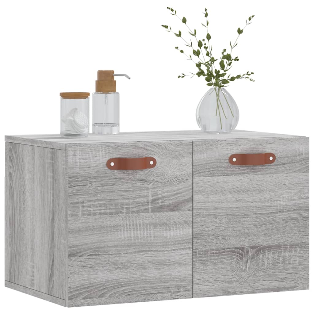 Armoire murale Sonoma gris 60x36,5x35 cm Bois d'ingénierie