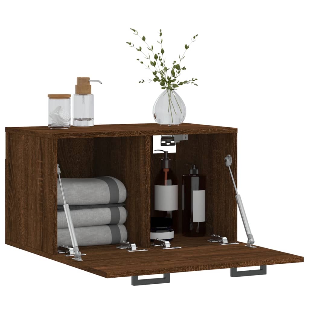 Armoire murale Chêne marron 60x36,5x35 cm Bois d'ingénierie