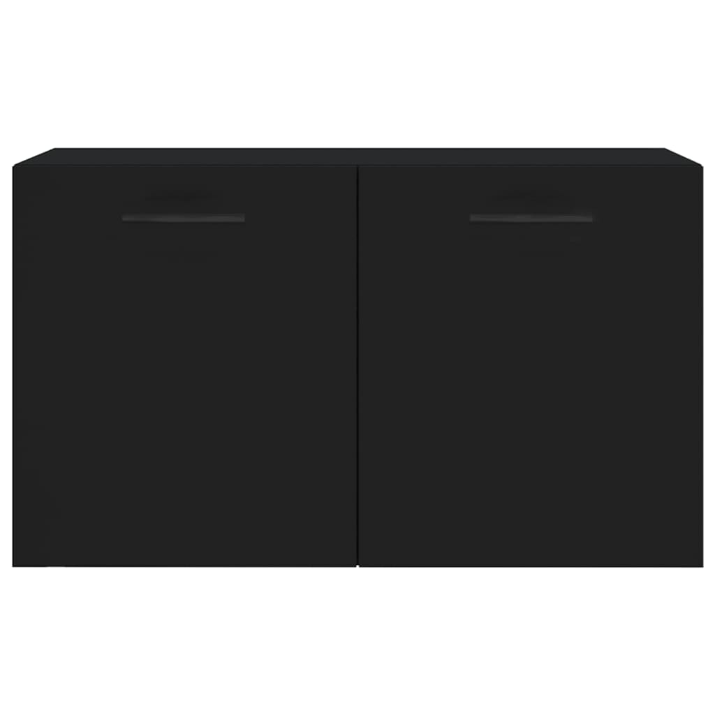 Armoire murale Noir 60x36,5x35 cm Bois d'ingénierie