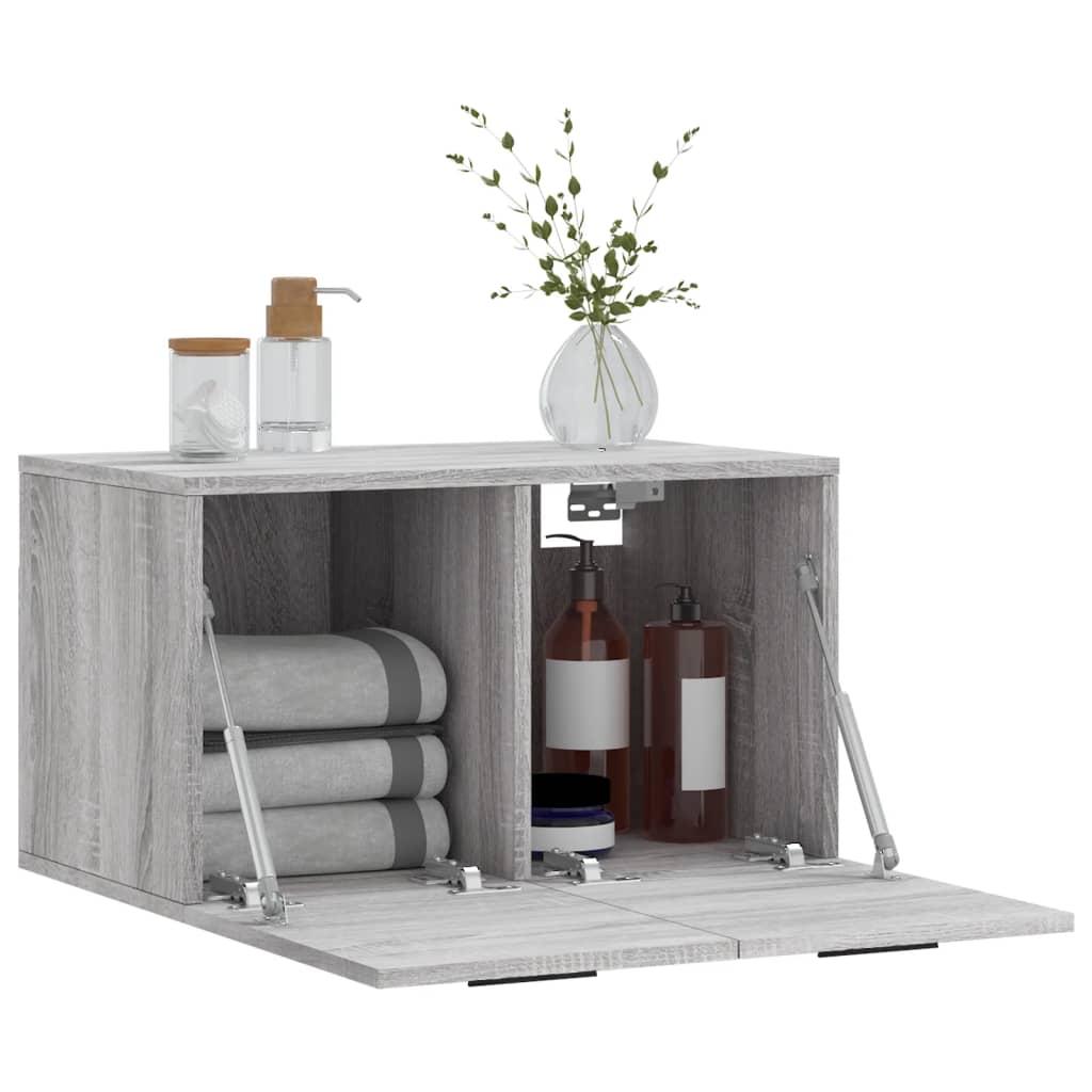 Armoire murale Sonoma gris 60x36,5x35 cm Bois d'ingénierie - XIOS