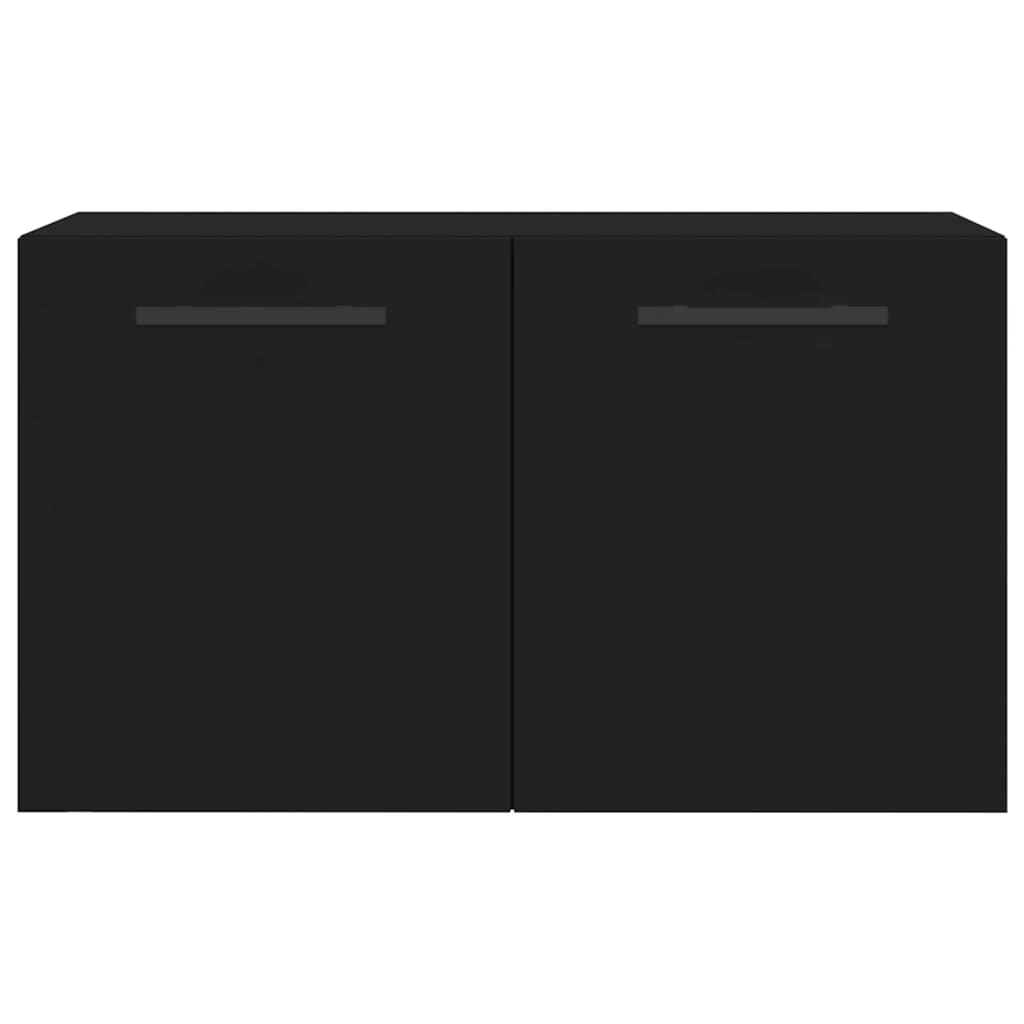Armoire murale Noir 60x36,5x35 cm Bois d'ingénierie