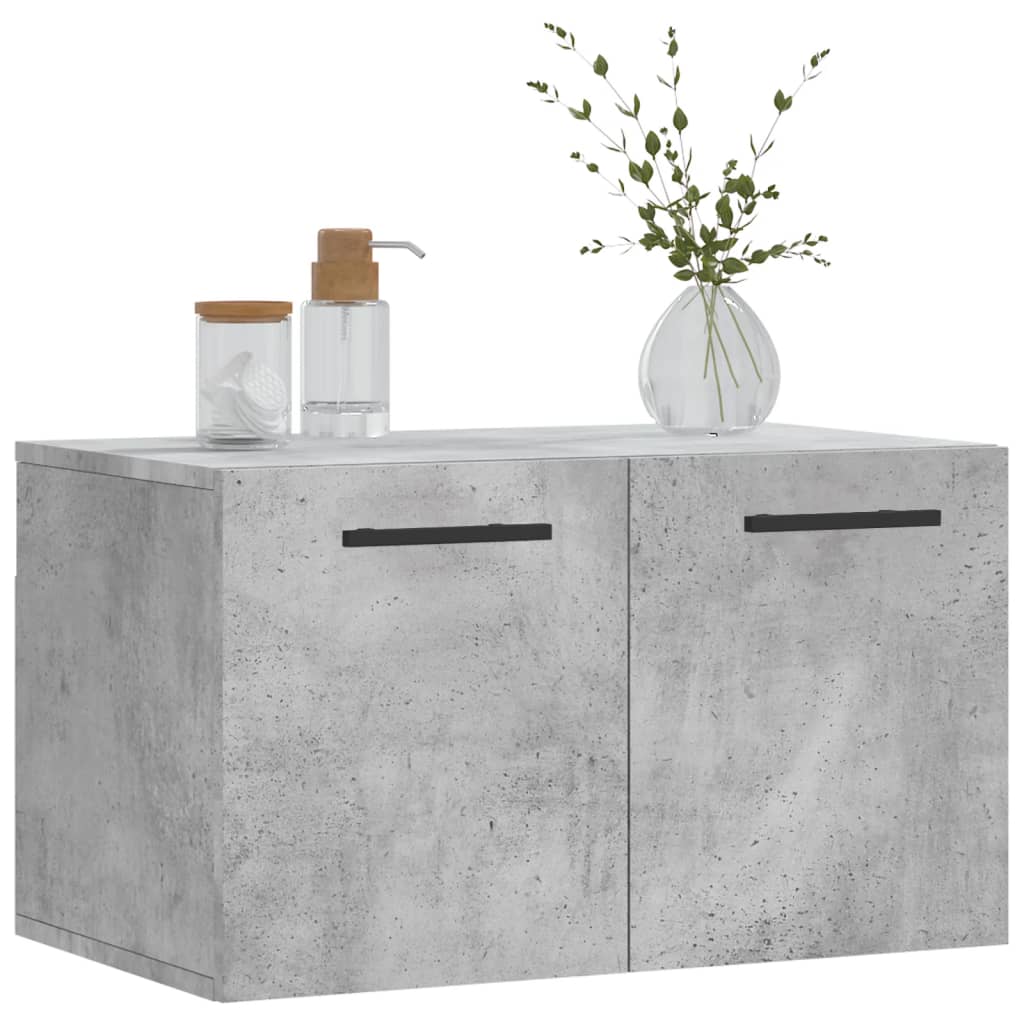 Armoire murale Gris béton 60x36,5x35 cm Bois d'ingénierie - XIOS