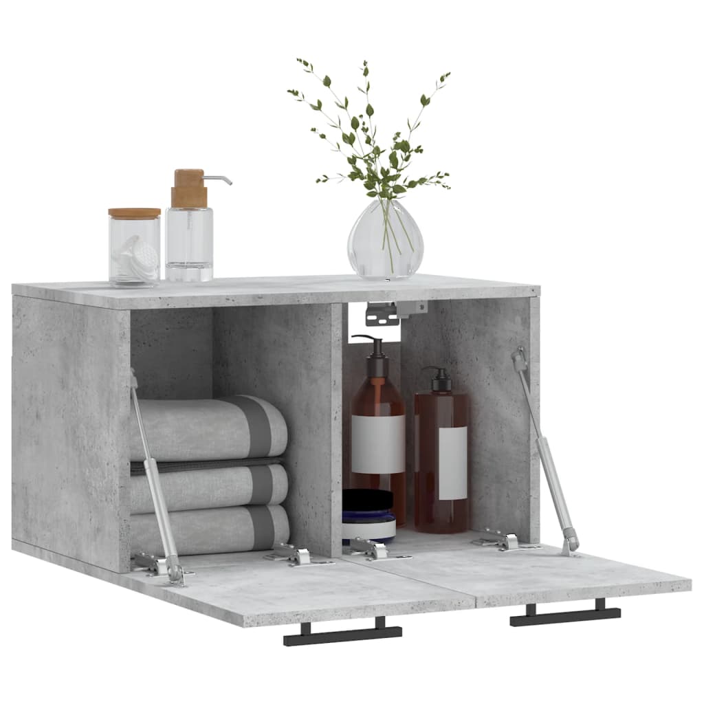 Armoire murale Gris béton 60x36,5x35 cm Bois d'ingénierie - XIOS