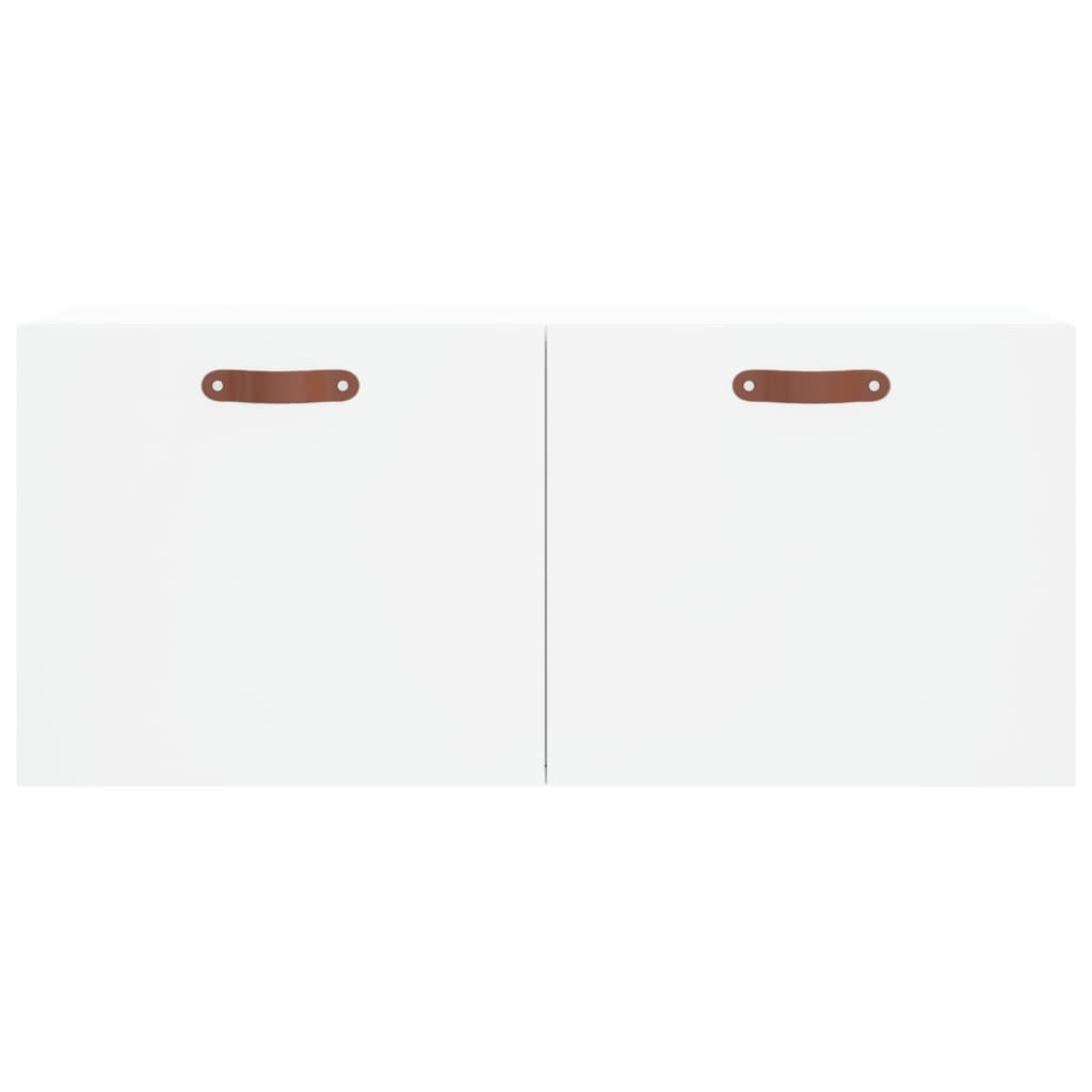 Armoire murale blanc 80x36,5x35 cm bois d'ingénierie