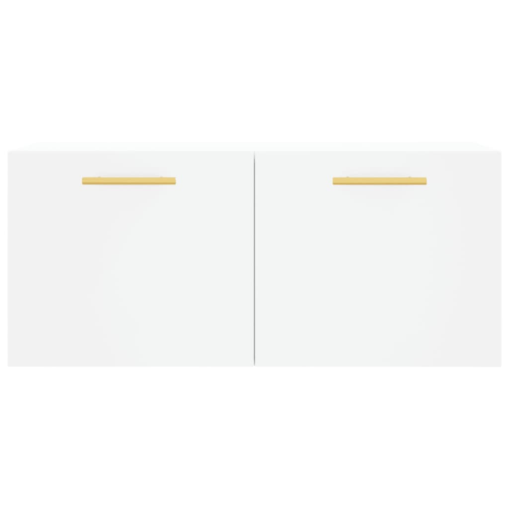 Armoire murale blanc 80x36,5x35 cm bois d'ingénierie