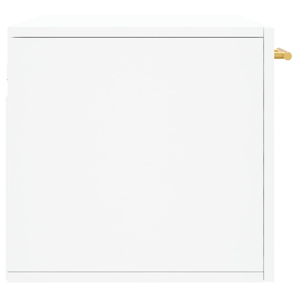 Armoire murale blanc 80x36,5x35 cm bois d'ingénierie