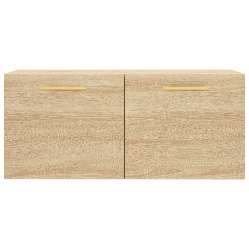 Armoire murale chêne sonoma 80x36,5x35 cm bois d'ingénierie
