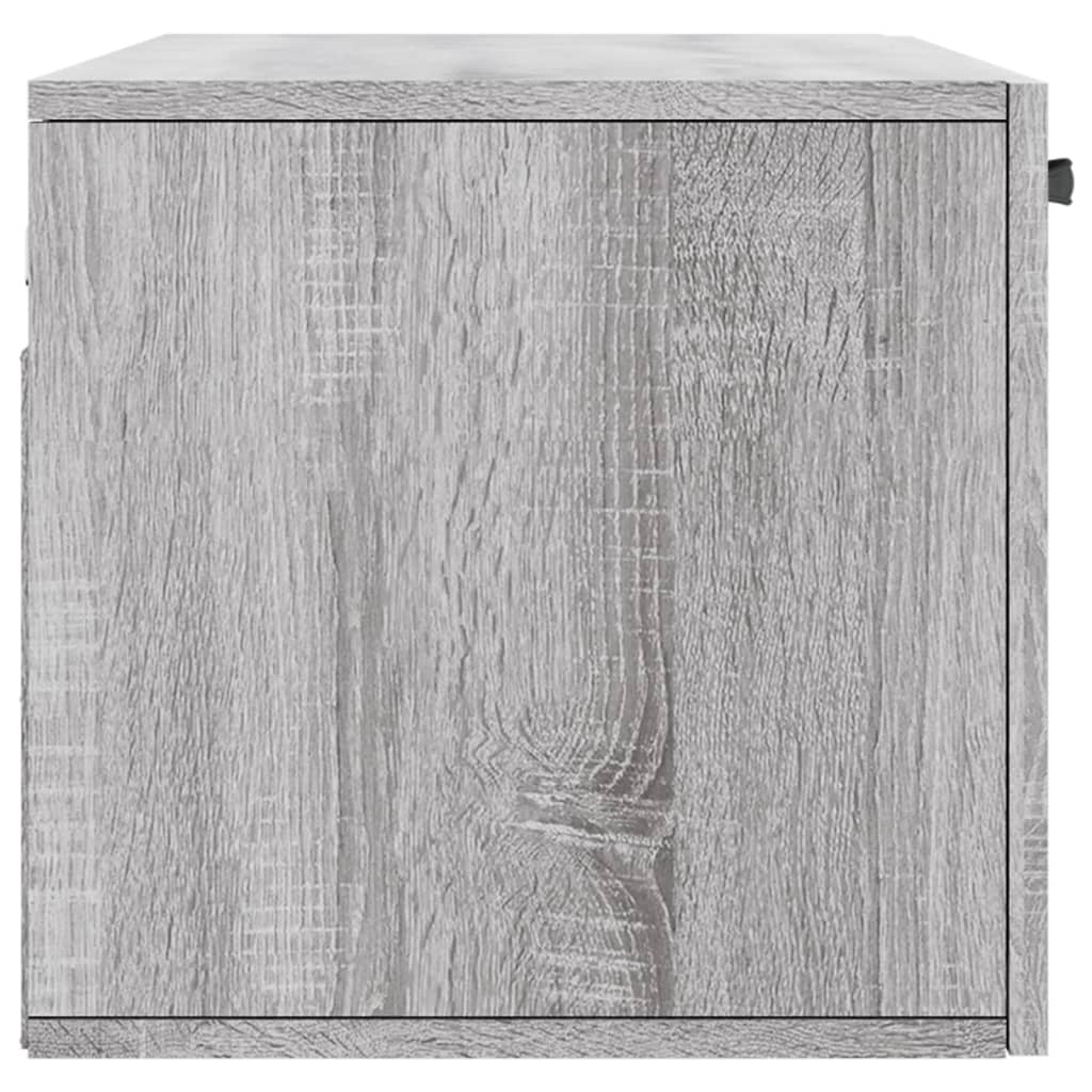 Armoire murale sonoma gris 80x36,5x35 cm bois d'ingénierie - XIOS