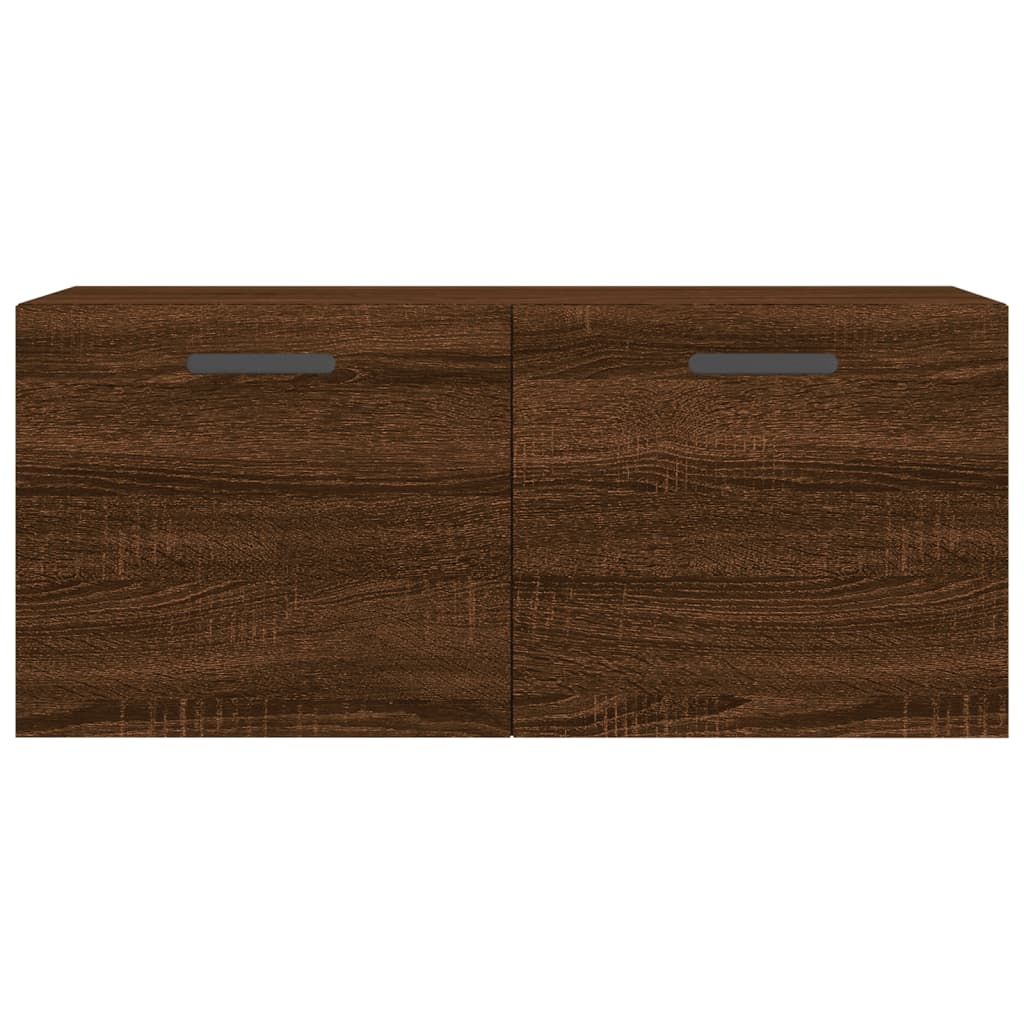 Armoire murale chêne marron 80x36,5x35 cm bois d'ingénierie