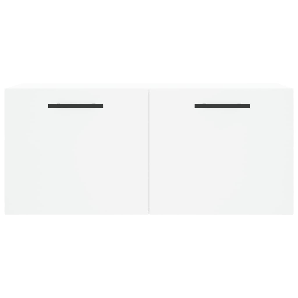 Armoire murale blanc 80x36,5x35 cm bois d'ingénierie