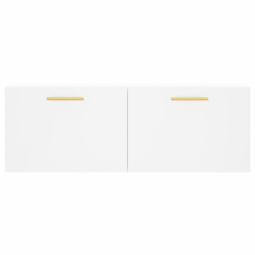 Armoire murale blanc 100x36,5x35 cm bois d'ingénierie