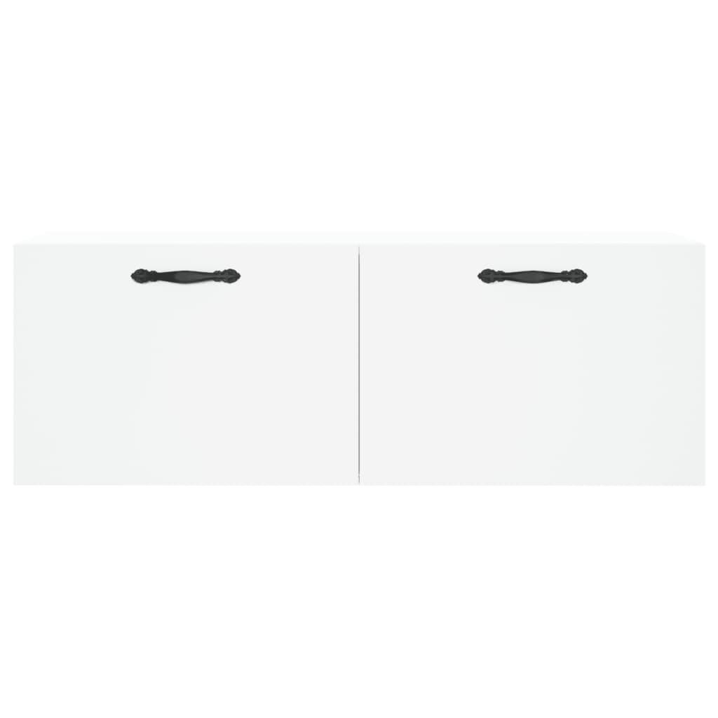 Armoire murale blanc 100x36,5x35 cm bois d'ingénierie