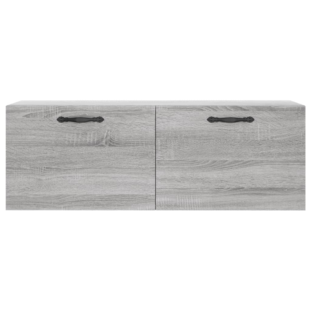 Armoire murale sonoma gris 100x36,5x35 cm bois d'ingénierie