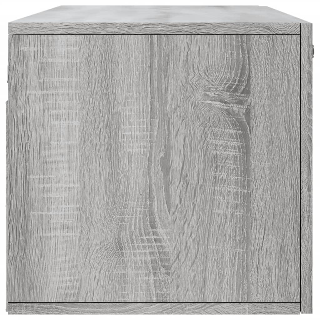 Armoire murale sonoma gris 100x36,5x35 cm bois d'ingénierie