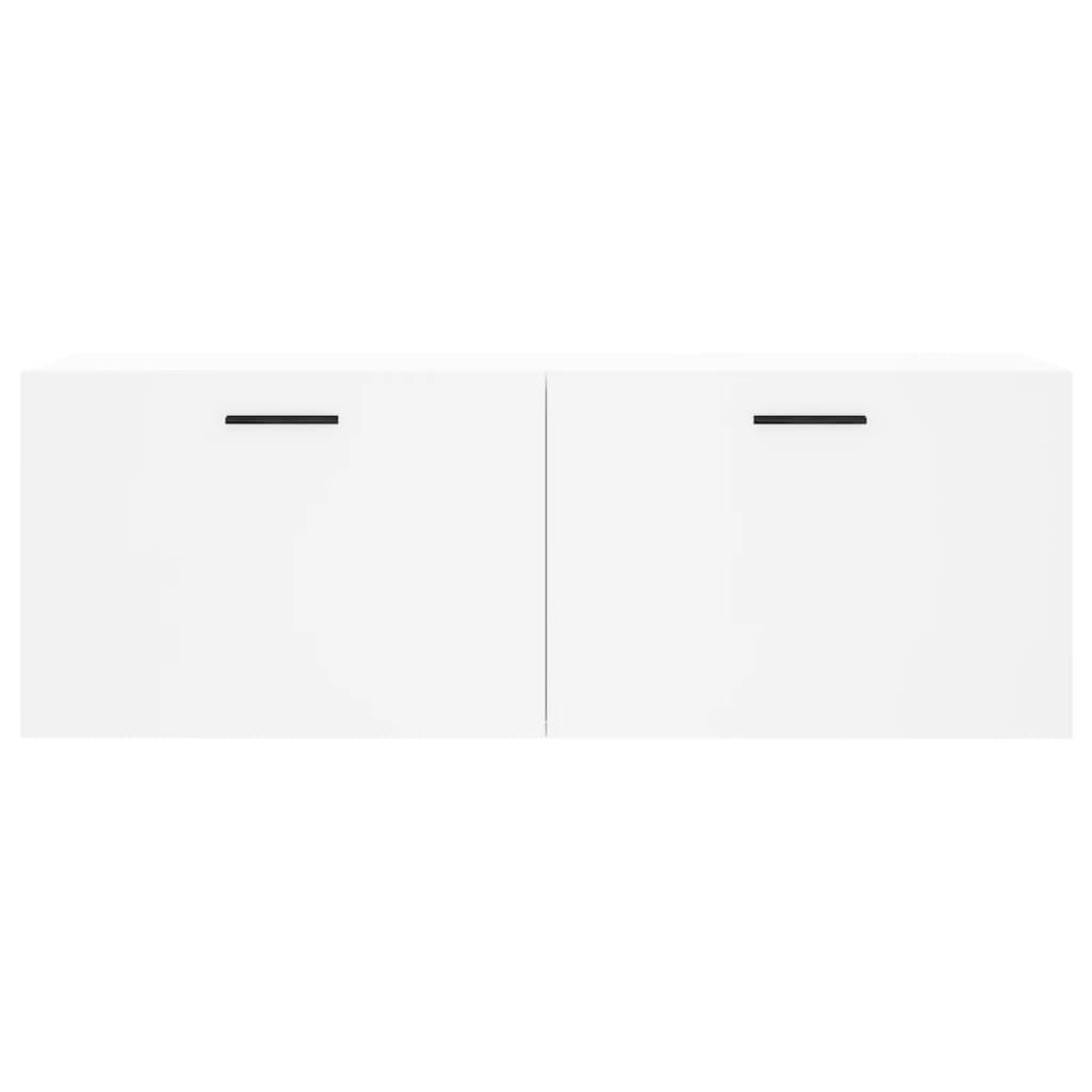 Armoire murale blanc 100x36,5x35 cm bois d'ingénierie