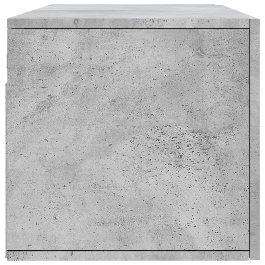Armoire murale gris béton 100x36,5x35 cm bois d'ingénierie