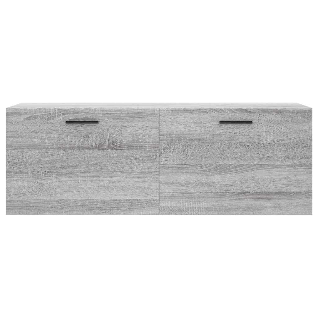 Armoire murale sonoma gris 100x36,5x35 cm bois d'ingénierie