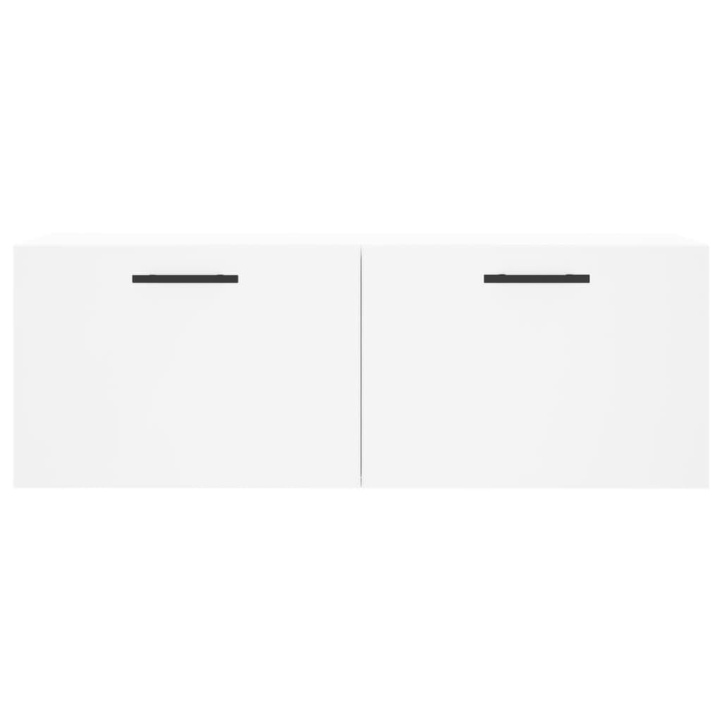 Armoire murale blanc 100x36,5x35 cm bois d'ingénierie