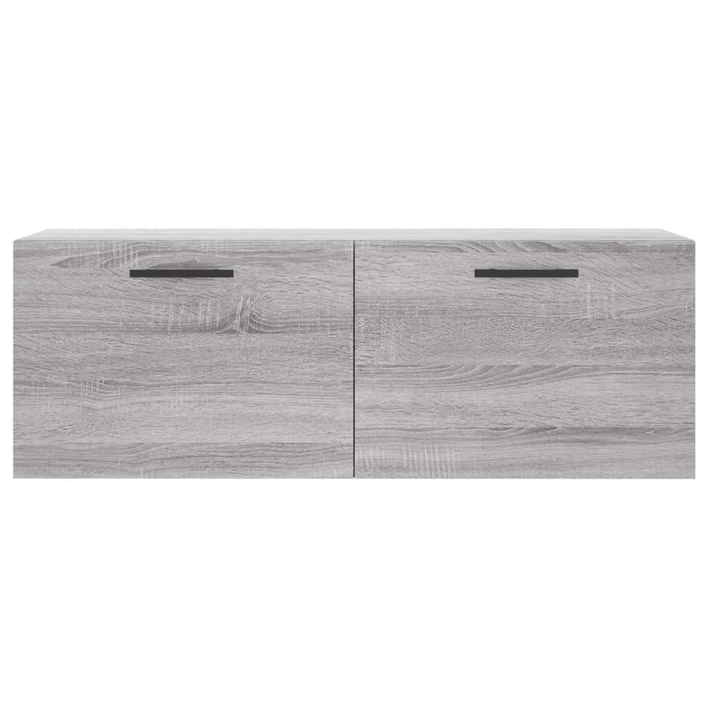Armoire murale sonoma gris 100x36,5x35 cm bois d'ingénierie
