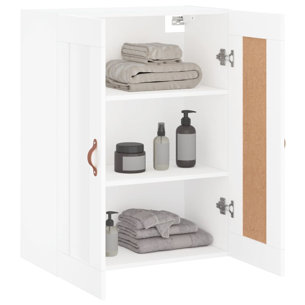 Armoire murale blanc 69,5x34x90 cm bois d'ingénierie - XIOS