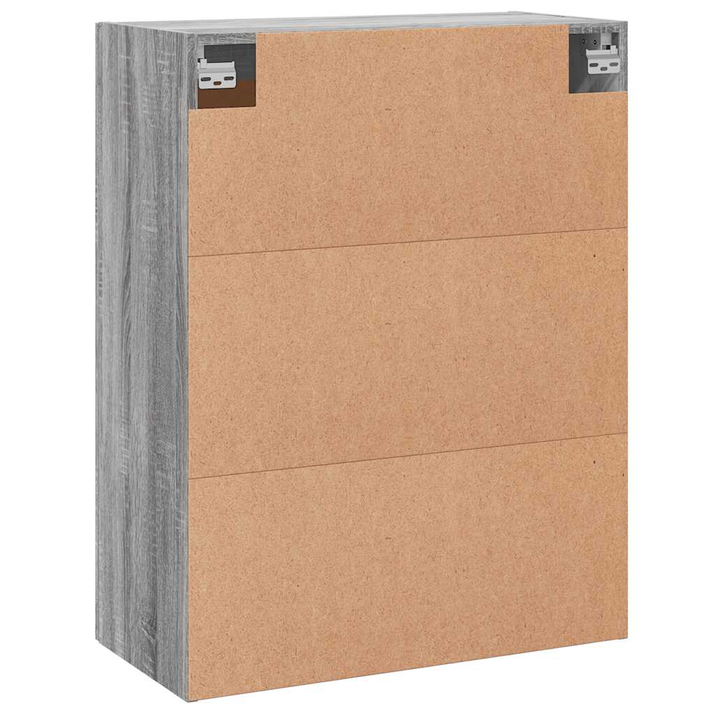 Armoire murale sonoma gris 69,5x34x90 cm bois d'ingénierie - XIOS