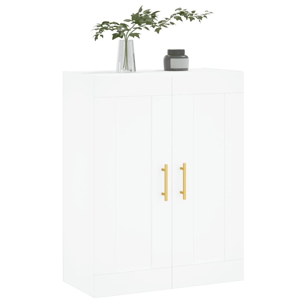 Armoire murale blanc 69,5x34x90 cm bois d'ingénierie - XIOS